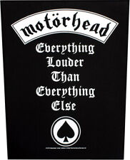 Motorhead - Everything Louder... - Officially Licensed Giant Back Patch
