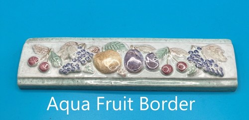 Hand painted aqua italian - aqua,