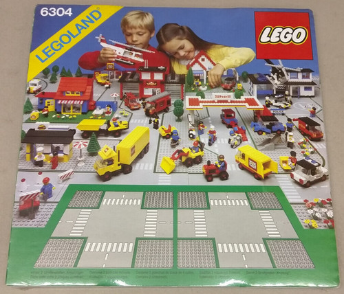 Lego town 6304 - cross, road