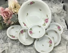 Vintage Fruit Bowl Set - Pink
