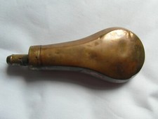 19th Century Copper Black Powder Flask For Musket by G & J.W. Hawksley