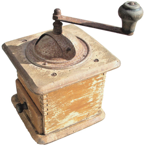 Vintage belgian coffee mill - belgian,