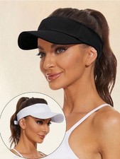 1pc  Men Women Hat Visor Sun Visor Cap Adjustable Sun Shade Hat Lightweight UK