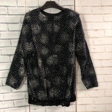 Gina Bacconi Dress  Mini Black Sequin Beaded Evening Vintage 60-70s Size 16