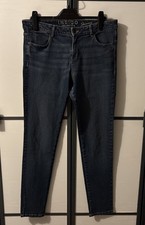 M&S Marks & Spencer Indigo Collection Skinny Blue Jeans With Stretch -  14 - vgc