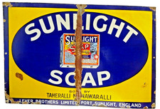 Vintage Sunlight Soap Enamel