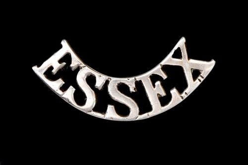 Essex shoulder title white - shoulder,