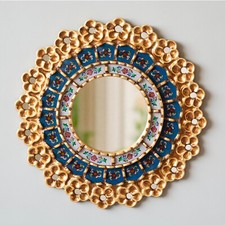 Handmade Round Floral Wall