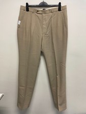 DAKS SUIT TROUSERS WOOL BLEND IN BEIGE W38 L35 BNWOT 9182