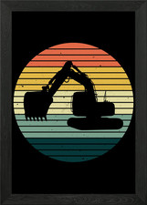 Retro Excavator Operator