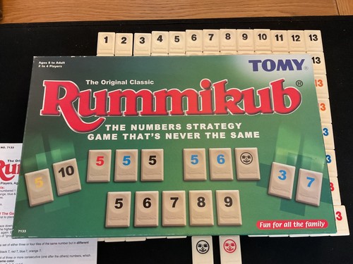 Vintage 1994 tomy - tomy, rummikub