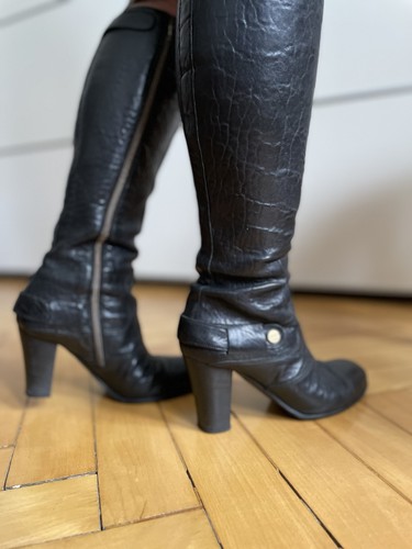 Hugo boss boots black with - hugo, 36