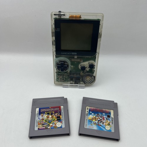 Nintendo game boy pocket clear - nintendo,