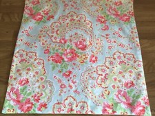 Square Cushion Cover Made W/ Cath Kidston Paisley Rose & IKEA Rosali Dots New