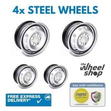 4 WINTER STEEL SILVER WHEELS