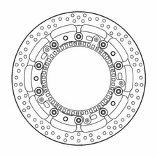 BMW R 1200 RT ABS 2007-2015 Moto Masters Halo T-Floater Front Brake Disc
