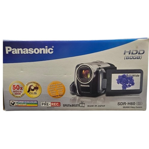 Boxed panasonic sdr h60 video - panasonic, sdr-h60
