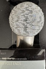 B&Q Curtain Pole Ends 35mm