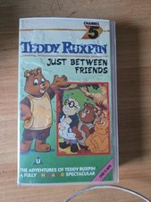 Teddy Ruxpin VHS Video Tape -
