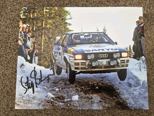 Stig blomqvist signed 10x8 - blomqvist,