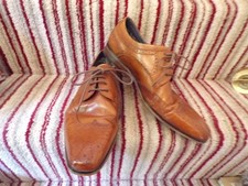 SOLE of Covent garden. mens brown leather upper and lower brogues shoes. size 7