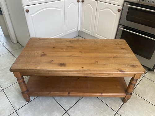 Ducal large pine - coffee, table