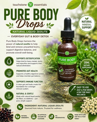 Natural liquid zeolite detox - natural,
