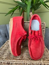 Moshulu Shoes Red Suede Shoes