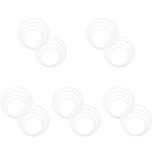 White drum silent - white, circle