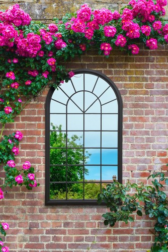 Extra large garden black wall - large,