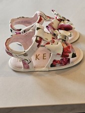 TED BAKER Baby Girls Bow Padder Sandals sz.3