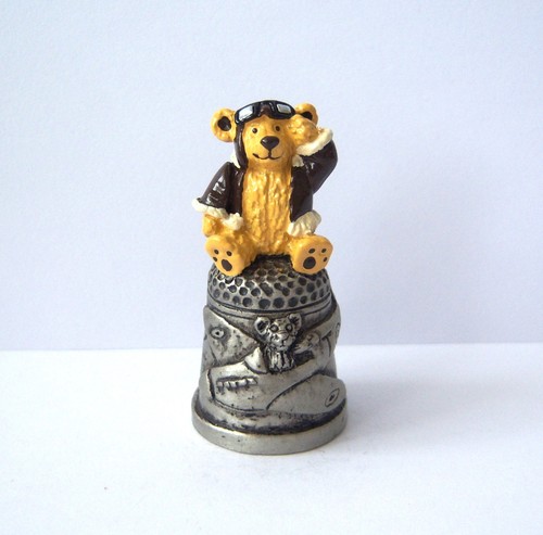 Vintage hand painted pewter