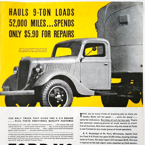 1936 ford trucks - v8,