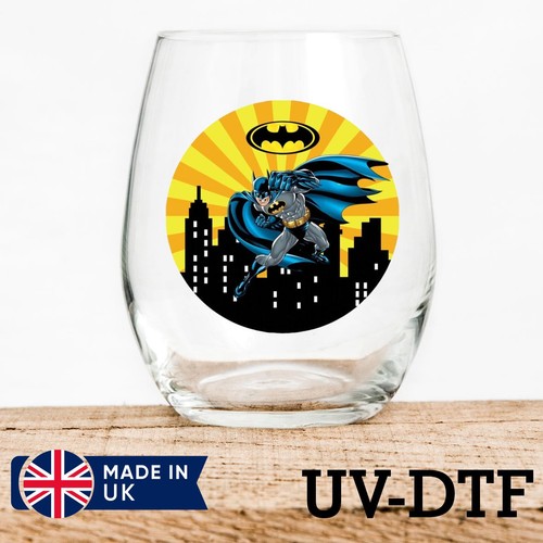 Batman 8pcs dtf stickers - uv,