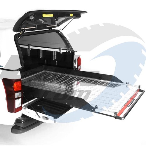 Extended cab load bed - load, slide