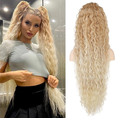 Drawstring ponytail extension - drawstring,
