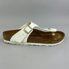 Birkenstock Gizeh White Patent