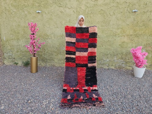 Vintage moroccan runner rug - moroccan,