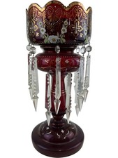 Ornate ruby red bohemian - ornate,