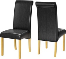 Leather Dining Chairs Roll Top