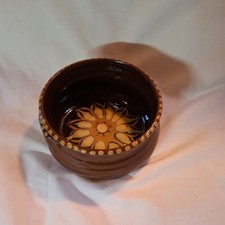 Jean Hampton Slipware Pottery Bowl Dish 14cm Diameter