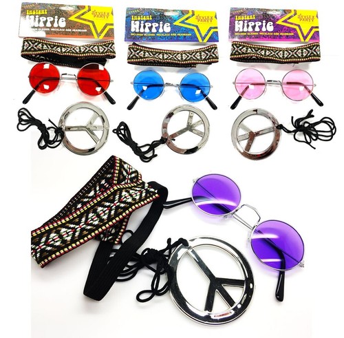Hippy fancy dress - glasses, &