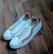 Oliver Bonas Trainers Womens Shoes Size UK 6. Wavy Rave White 