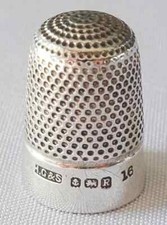 Vintage Silver Thimble 1940s