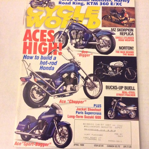 Cycle world magazine - cycle, mz