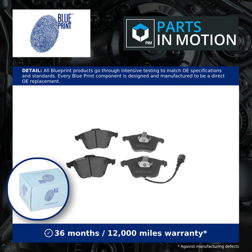 Brake pads set front adv184207 - pads,