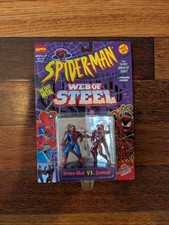 Spider-Man Vs Carnage Marvel Comics Diecast Metal Vintage Toybiz Vintage 90s
