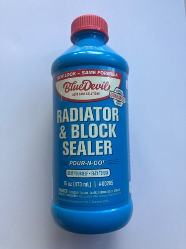 Blue devil radiator block - blue,