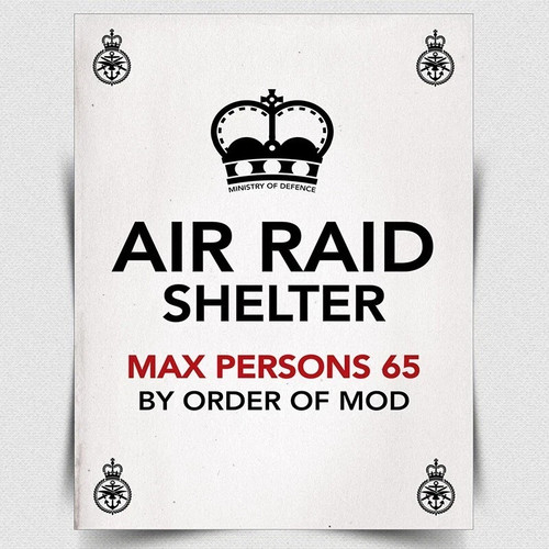 Air raid shelter retro - raid,