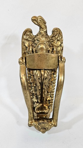 Vintage brass eagle door - vintage,